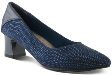 Women's Senna Pump by Patrizia by Spring Step in Navy (Size 37 M)
