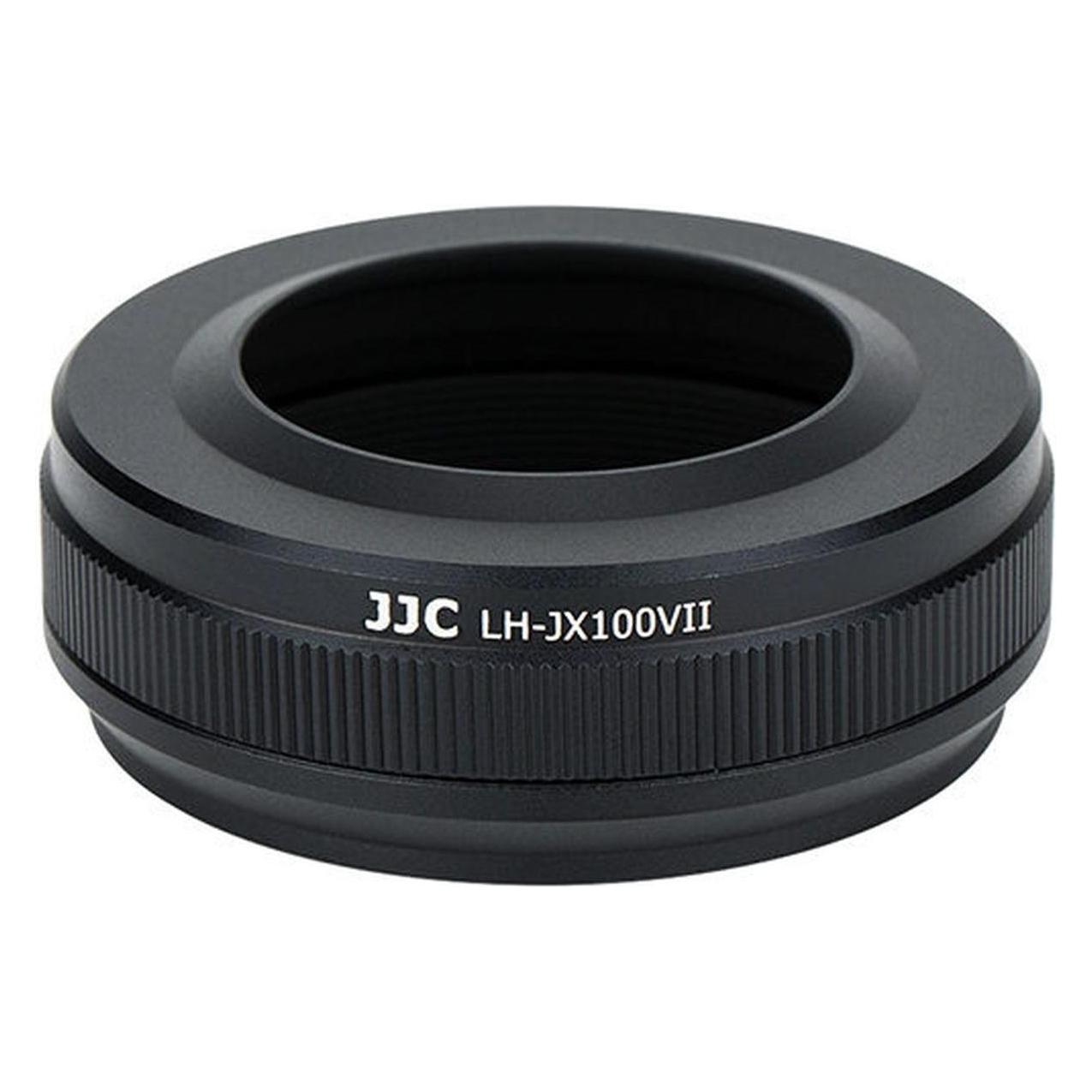 JJC LH JX100VII Zonnekap Zwart (Fujifilm LH X100 lens hood en AR X100 adapter ring) (D182441)