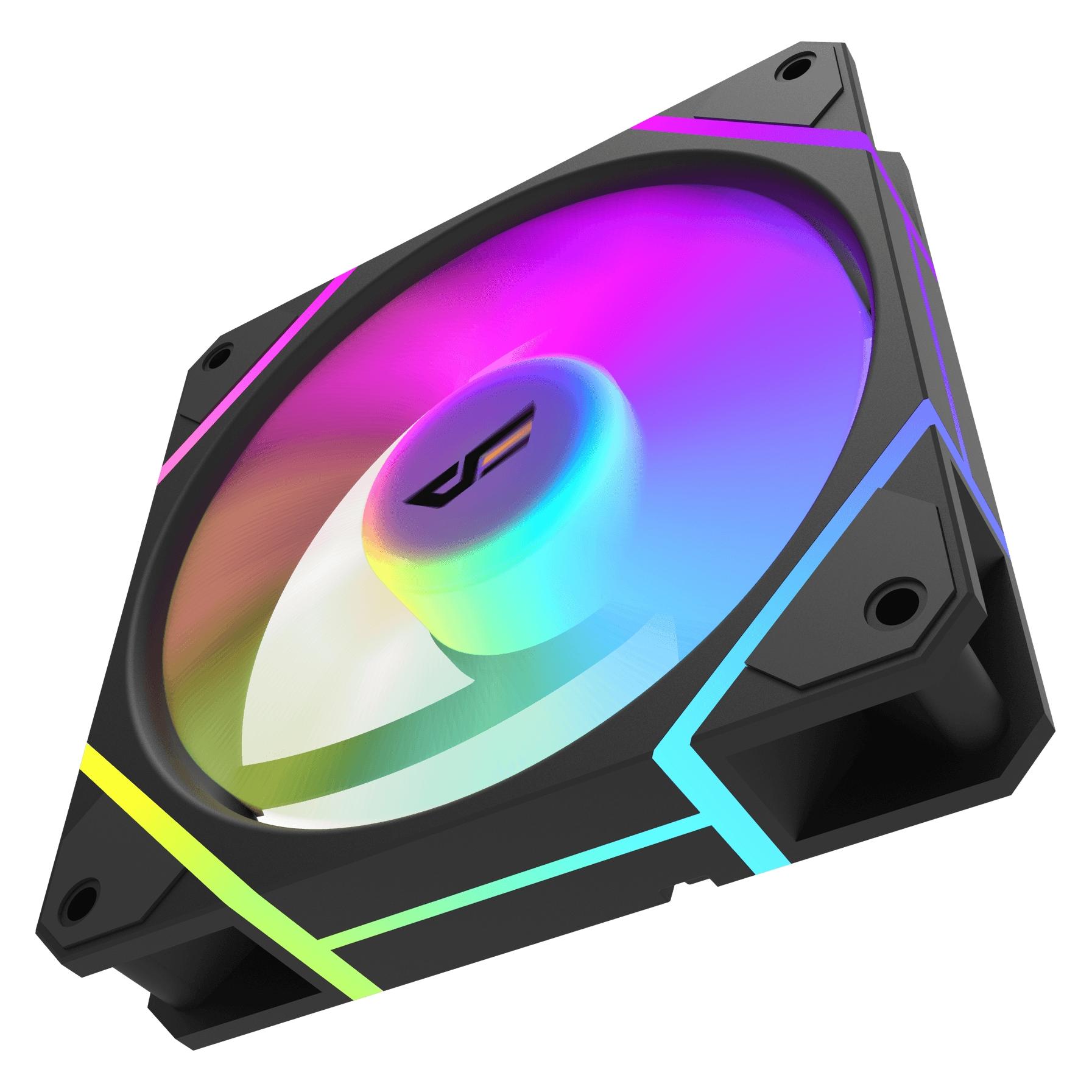 Darkflash Tech Ventilador Darkflash Dm12 Pro Negro (120 mm, 1x) (DF-DM12PRO-B-ES1)