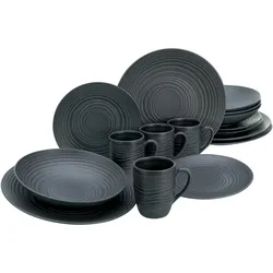 CreaTable, Geschirrset, Lava Stone (16 Stk.)