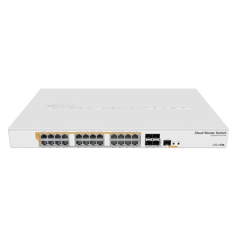 MikroTik CRS328-24P-4S+RM Netzwerk-Switch Managed L2/L3 Gigabit Ethernet (10/100/1000) Power over Ethernet (24 Ports) (CRS328-24P-4S+RM)