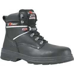 U-Power, Sicherheitsschuhe, Sicherheitsstiefel Performance Grösse 45 schwarz S3 SRC CI EN ISO 20345 Glattleder (S3, 45)