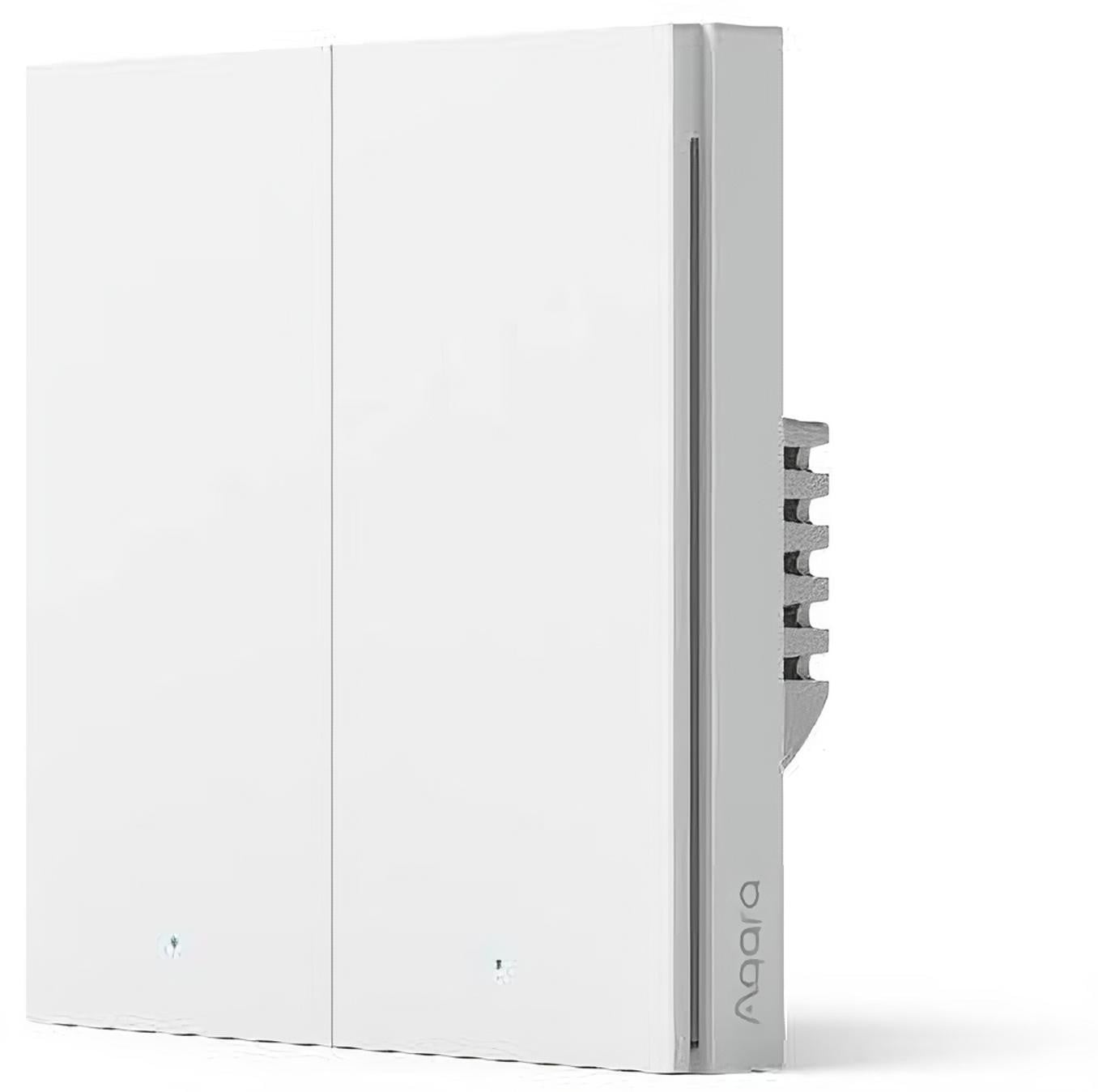 Aqara WS-EUK02 Slimme Wandcontactdoos H1 (zonder nultaar, dubbele schakelaar)