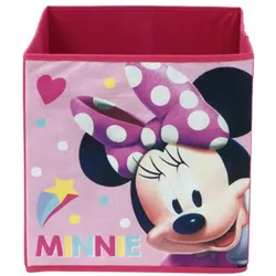 Trenddeko, Spielzeugaufbewahrung, Minnie Mouse Aufbewahrungswürfel Spielzeugorganizer