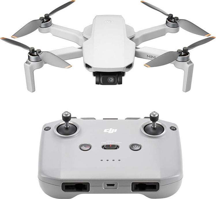 DJI Mini 4K, 4 Rotoren, 12 MP, 3840 x 2160 Pixel, 16 m/s, 2250 mAh, Grau