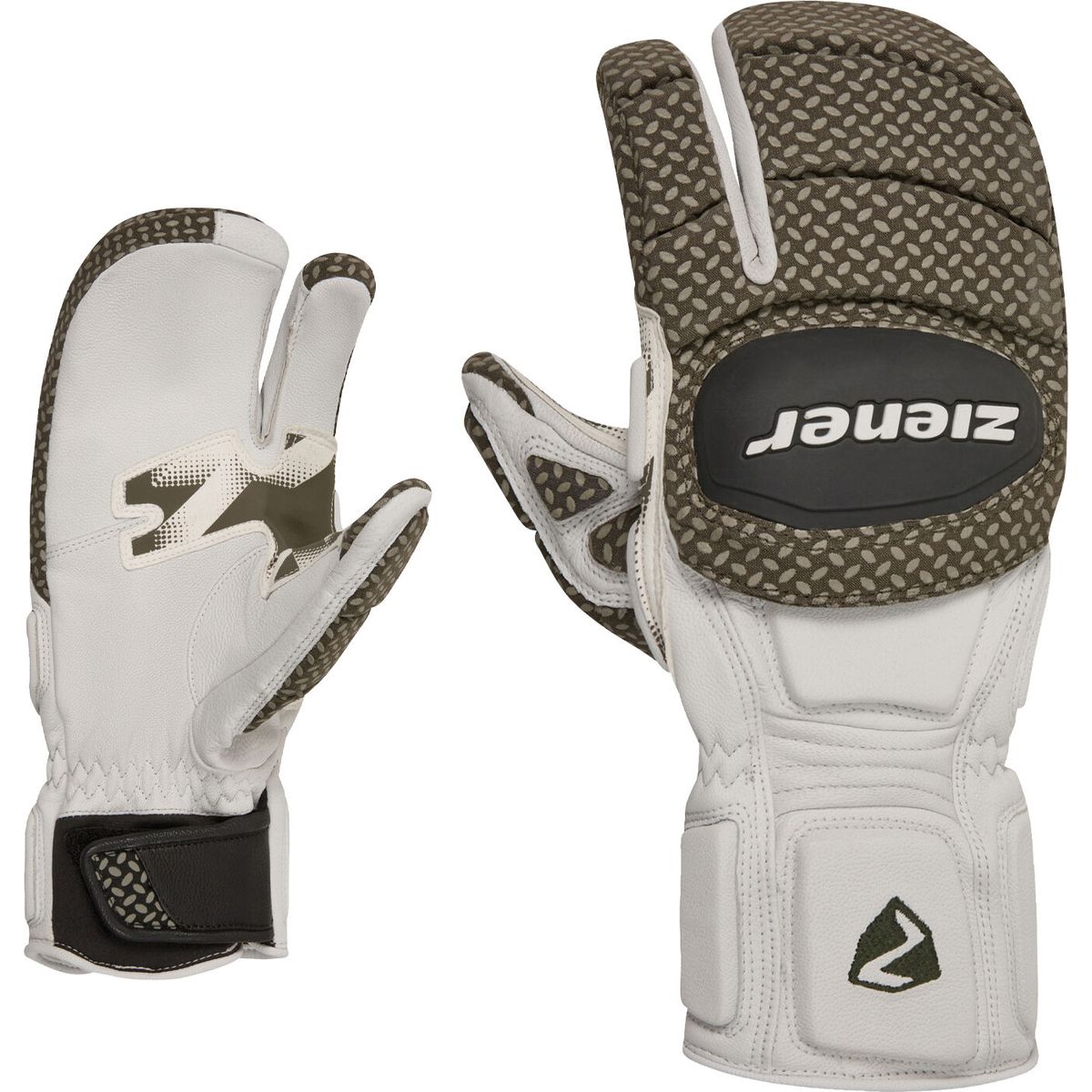 Ziener Gator-z PR Lobster Glove man white.deep olive (01525) 9 111034-01525-9