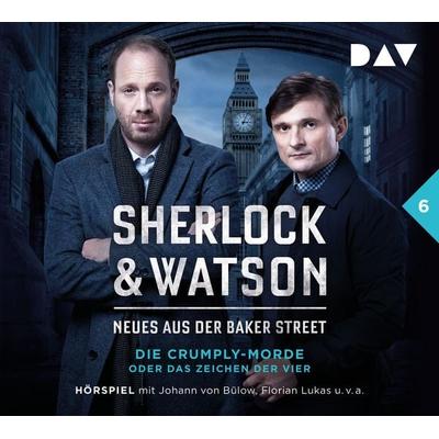 Sherlock & Watson – Neues aus der Baker Street: Die Crumply-Morde oder Das Zeichen der Vier (Fall 6) - Viviane Koppelmann, CD, 9783742417091