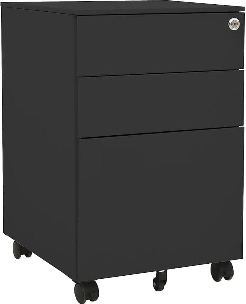 vidaXL Classeur mobile Anthracite 39x45x60 cm Acier