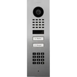 DoorBird D1102KV Unterputz IP Video Türsprechanlage Edelstahl V4A (salzwasser- und flugrostbeständig), gebürstet