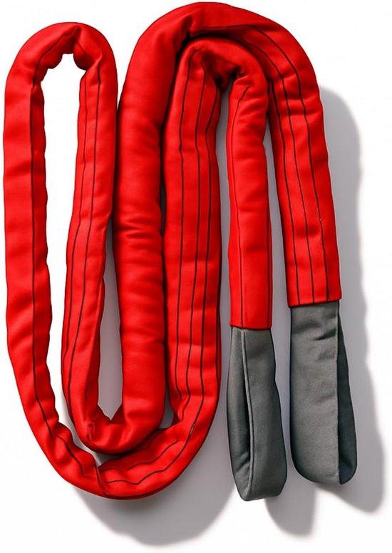 Schwerlast-Schleppstange aus Polyester, 6 m, 56 Ton, extreme Scheuerfestigkeit, Werkstatt-Peitschlinge