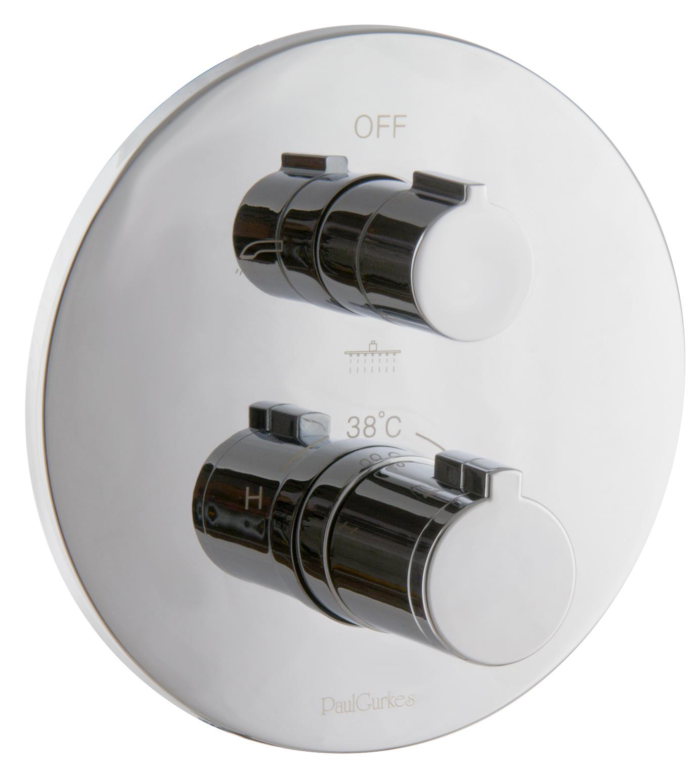 PaulGurkes 3-Wege Thermostat Mischbatterie für Grundkörper PGBASIC