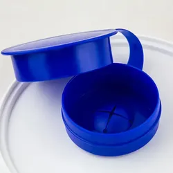 Feuchttuchspender Deckel blau für Spendereimer 3,4 L Spendereinsatz Sternform
