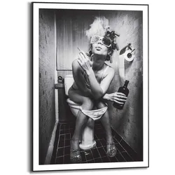 Bild TOILET PIC (BHT 50x70x1,60 cm) - bunt - BHT 50x70x1,60 cm