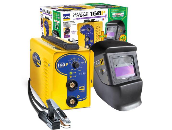 Gys - Poste De Soudure Inverter Mi 160p Avec Masque Lcd Techno 11 - 030435