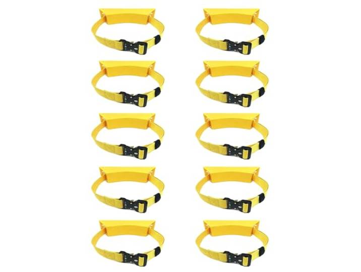 An der Wand montierter Flaschenhalter(Yellow,10pack)