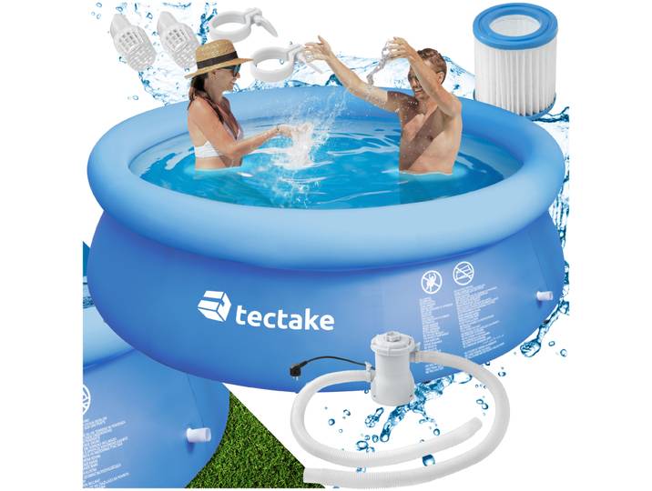Piscine gonflable autoportée ronde Ø300 cm - bleu