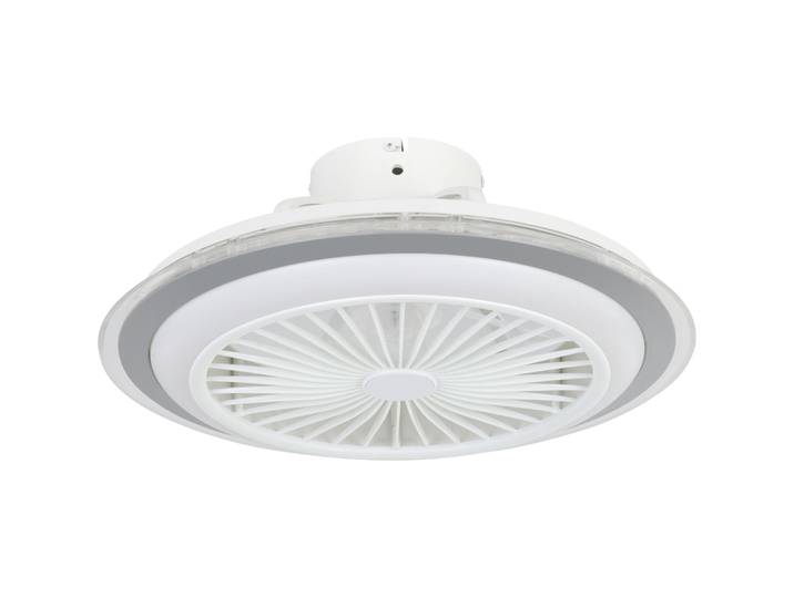 Eglo Deckenlampe Albufeira Weiss/grau Kunststoff B 50 cm Leuchtmittel inklusive - LED- LED Energiesparlampe