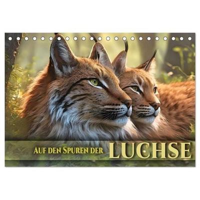 Auf den Spuren der Luchse (Tischkalender 2027 DIN A5 quer), CALVENDO Monatskalender