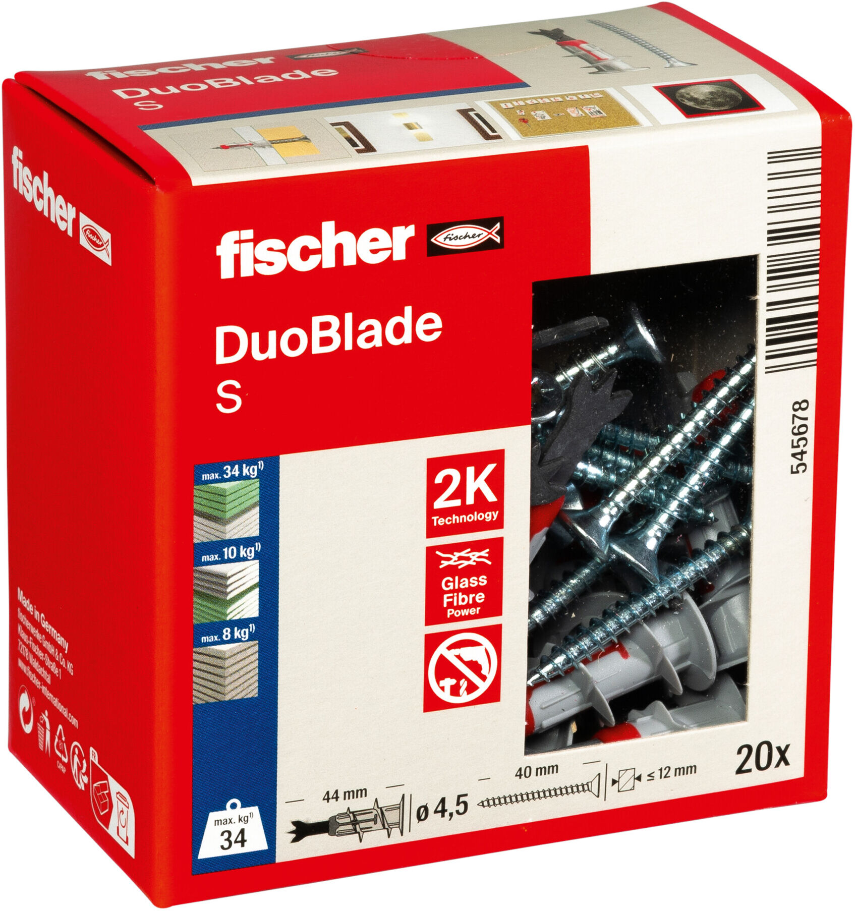 fischer Dübel DuoBlade S LD (545678)