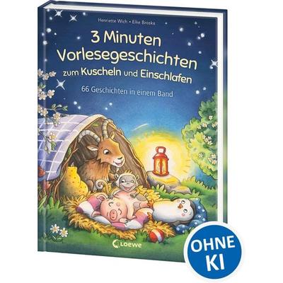 3-Minuten-Vorlesegeschichten zum Kuscheln und Einschlafen, Gebundene Ausgabe von Henriette Wich, Loewe, 978-3-7432-2074-4