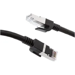 Force Power Ethernet Kabel RJ45 Geflochten S/FTP 5m (S/FTP, 5 m), Netzwerkkabel