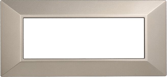 Ettroit An90608 Placca Piramide 6p Colore Titanio Compatibile Con Bticino Axolute