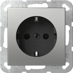 Gira SCHUKO-Steckdose 16A 250V System 55 Edelstahl