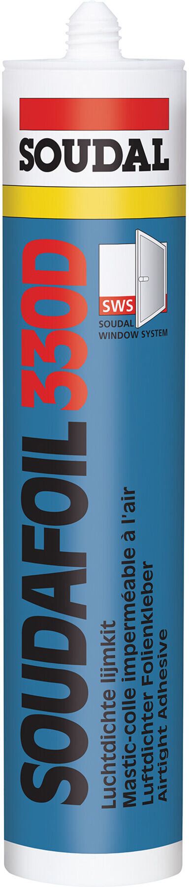 Soudal 1K Fensterdichtbandkleber Soudafoil 330D weiss 475 g/300 ml (122660)