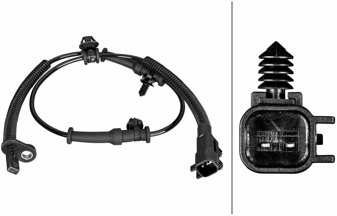 Capteur (vitesse de rotation des roues) HELLA 6PU 358 219-241