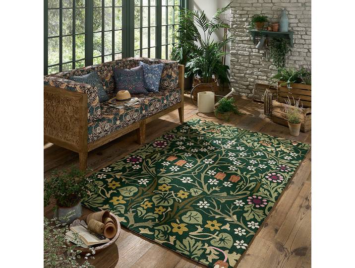 Hochwertiger In-/Outdoor Designer Teppich „Blackthorn Tump“, verschiedene Grössen Multicolor Morris & Co