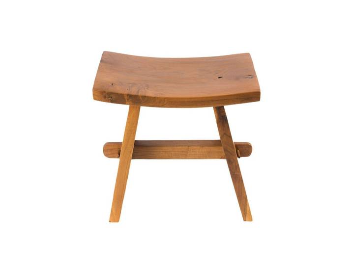 wohnfreuden Hocker Hocker ZEN aus Teakholz lasiert, 1072