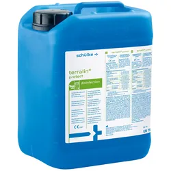 Schülke | terralin protect | Flächenreinigung und -desinfektion | 5 Liter Kanister | grün