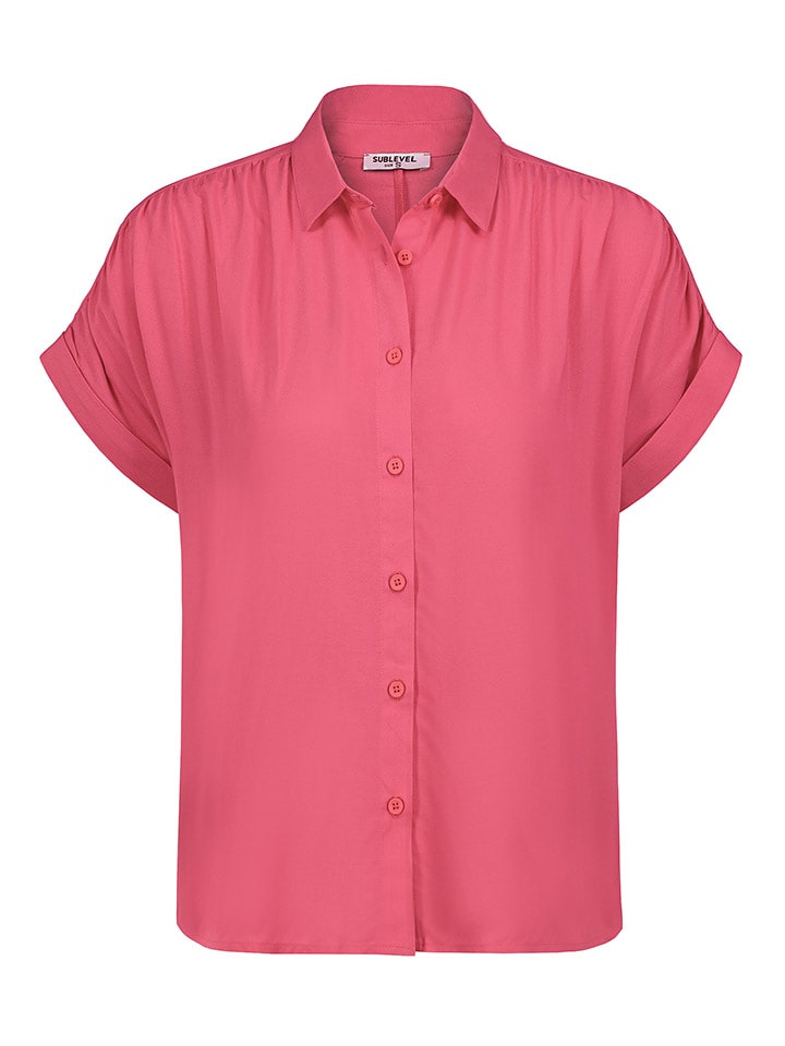 Sublevel Bluse in Pink - S