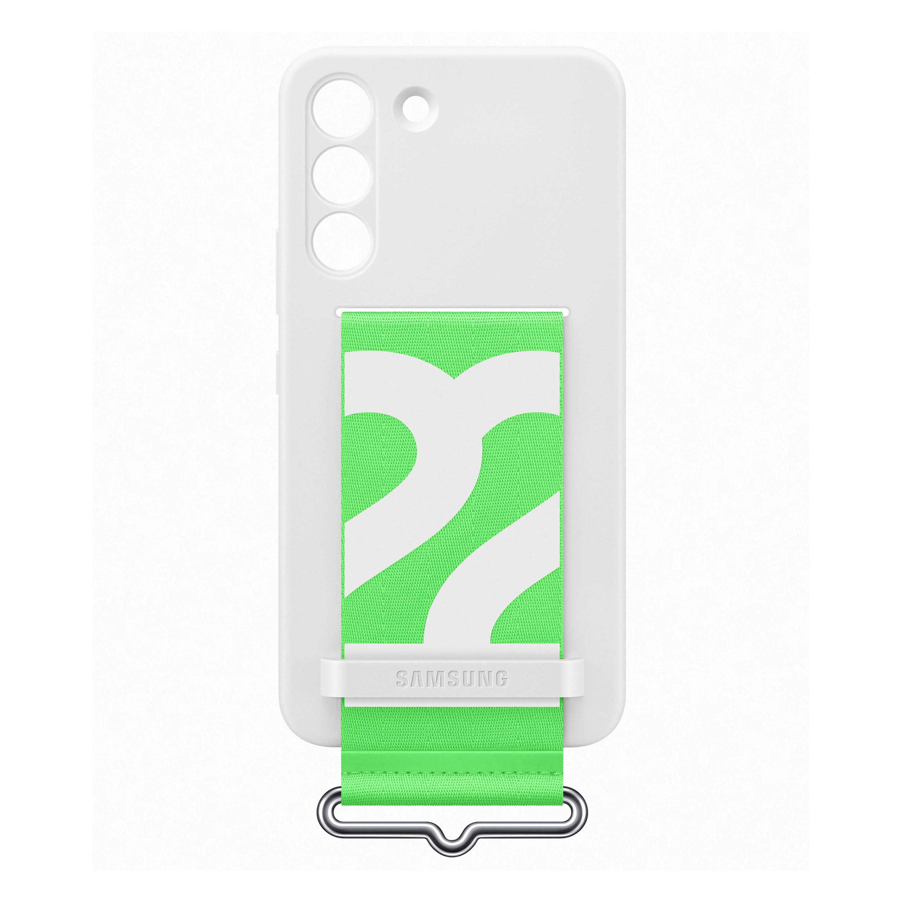 Samsung Silicone Cover mit Schlaufe (Samsung Galaxy S22) (EF-GS901TWEGWW)