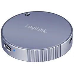 LogiLink Magnetisches USB 3.2 Gen2 SSD-Gehäuse, 100 W PD, MagSafe-kompatibel, Spacegrau