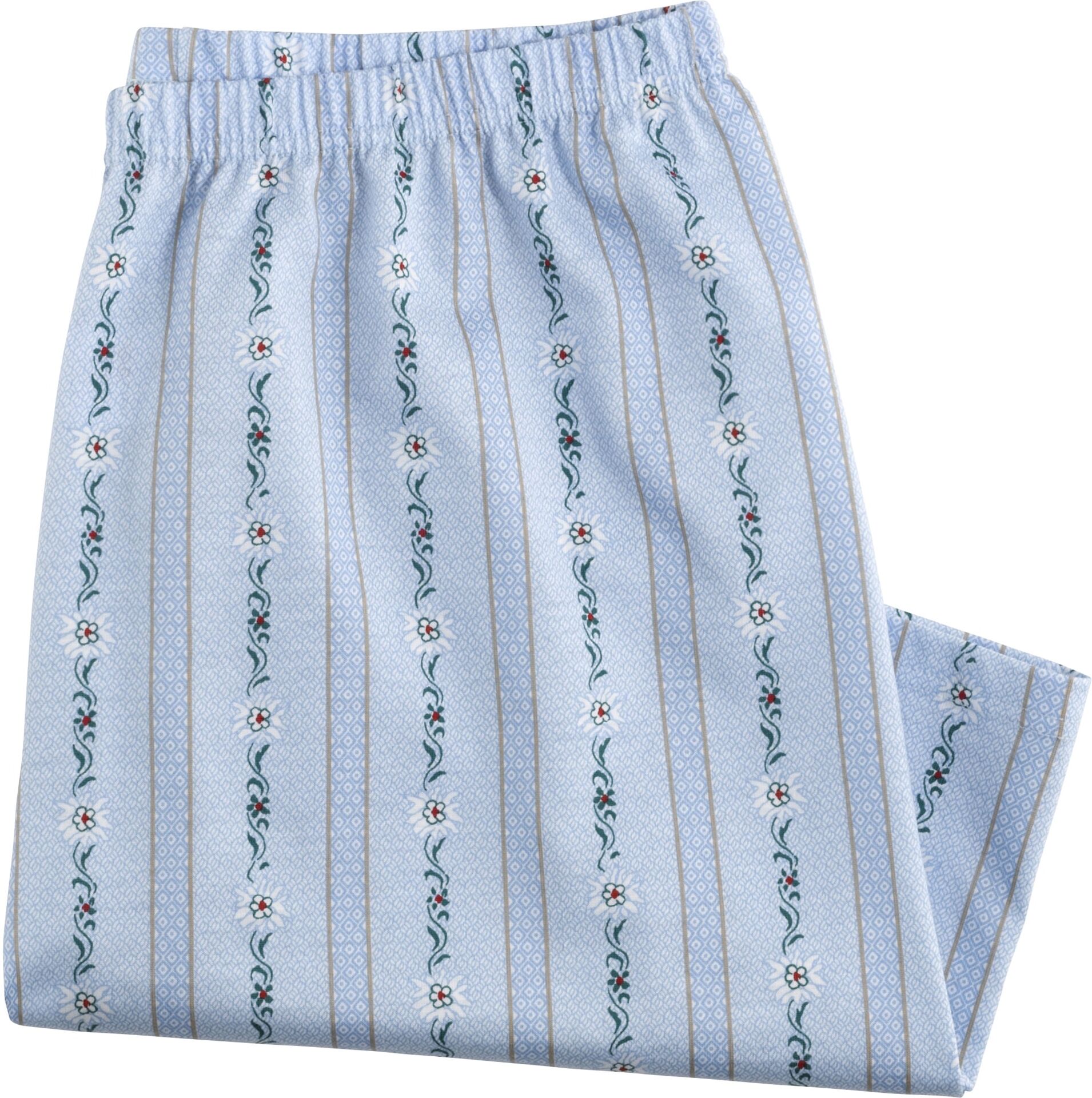 Capri-Pyjama ISA BODYWEAR "Pyjama kurz", Damen, Gr. L, blau (stahlblau), Obermaterial: 100% Baumwolle CO., Homewear-Sets Capri-Pyjama stahlblau L
