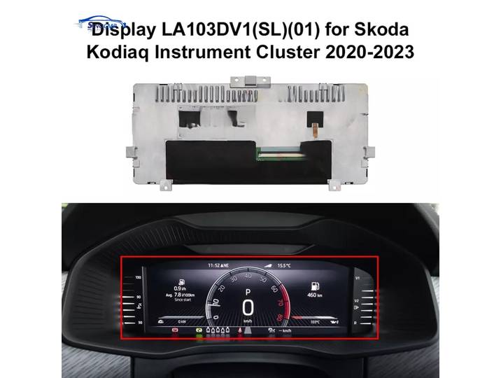 Écran LCD du tableau de bord 10,3 pouces 565920790D 17A920790 17A920320 pour VW T-Roc Skoda Kodiaq 2018-2023 LA103DV1(SL)(01)