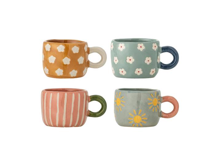 Bloomingville Nini tasse Multicolore, 4 pièces