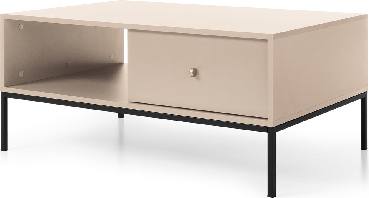 Minio Salontafel Minimal beige B: 104 cm, D: 68 cm, H: 46 cm