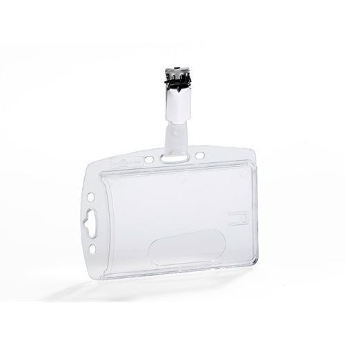 DURABLE Namensschilder, Hartbox, mit Clip, 54 x 85 mm