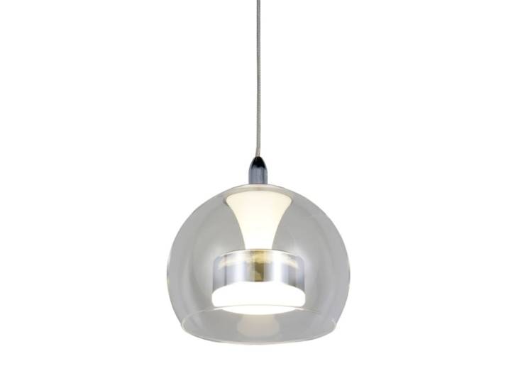 Suspension en verre transparent