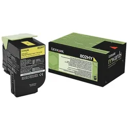 Lexmark Tonerkassette »802HY« gelb
