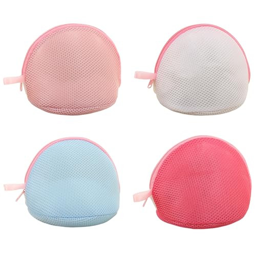 Set van 4 mesh waszakken voor lingerie en ondergoed met rits