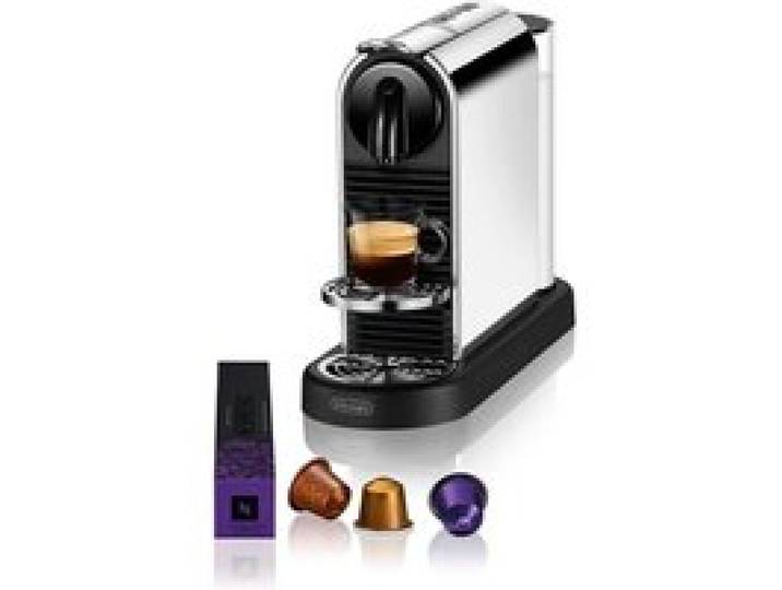 Machine à café - DELONGHI - Nespresso Citiz - Platinium chrome - Compatible Nespresso - Réservoir 1L
