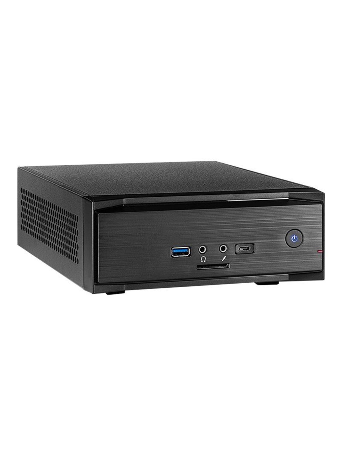Inter-Tech MW-01 II - Gehäuse - Desktop slimline - Schwarz