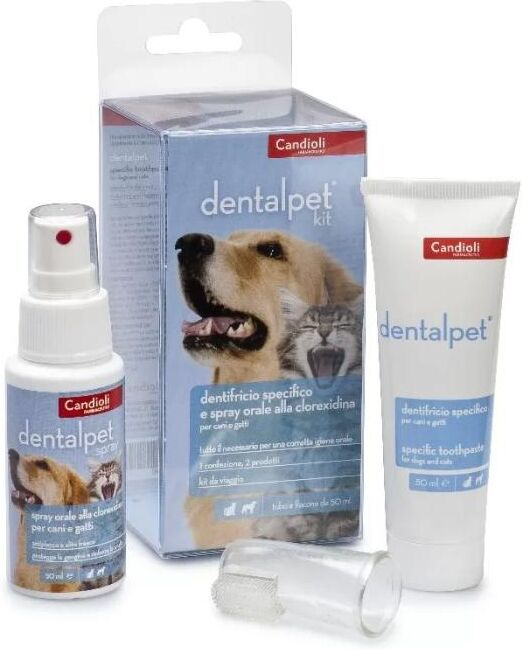 CANDIOLI DentalPet Kit Dentifricio Specifico e Spray Orale KIT
