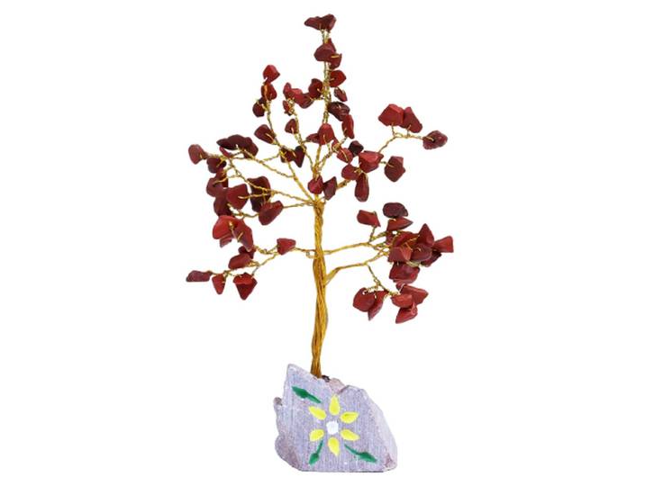 Rode Jaspis Edelsteenboom - 80 Stenen