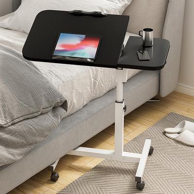 Garvee Movable Tilt Overbed Bedside Table with Wheels,23.6-37.4in Adjustable Height Overbed Table