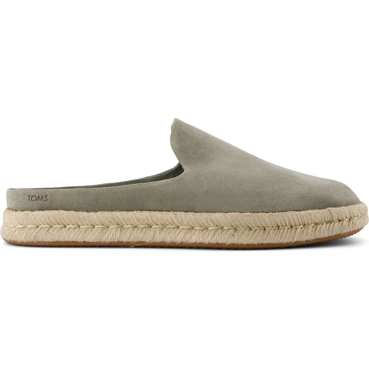Toms Santiago Mule vetiver grey suede 44.5 10021897-44.5
