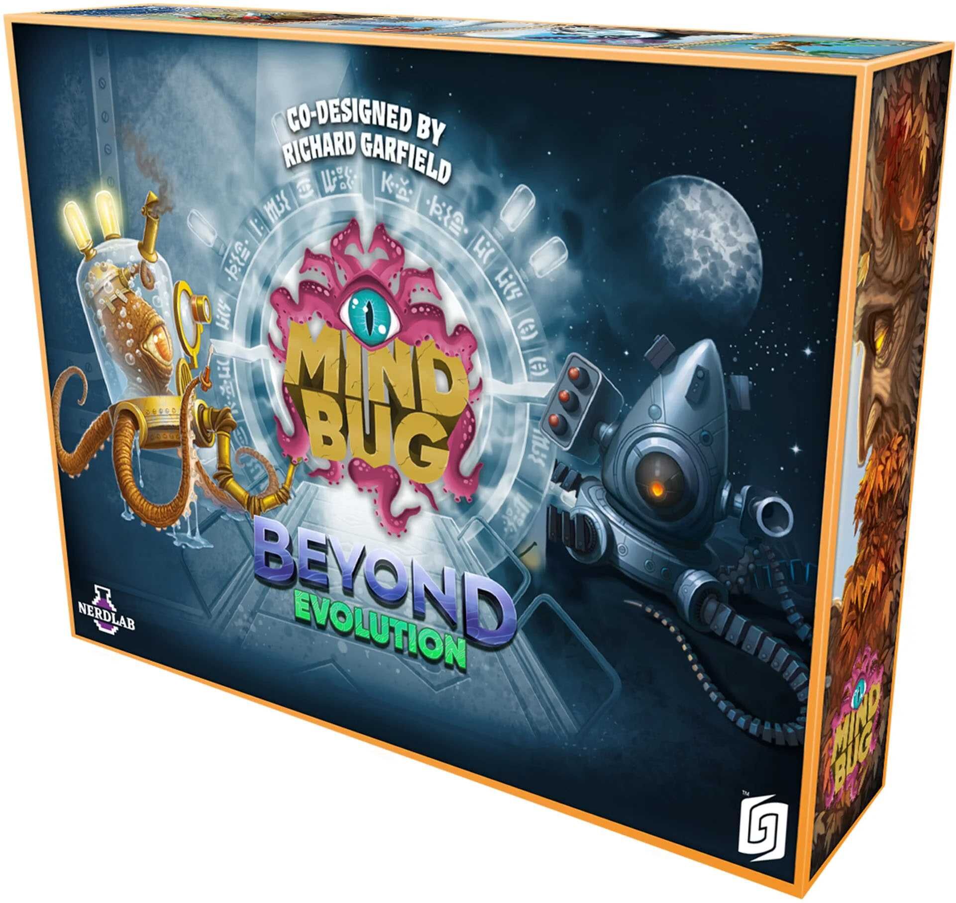 Nerdlab Mindbug: Beyond Evolution - Standalone Card Game Expansion for Two-Player Duels with Evolving Creature Abilities